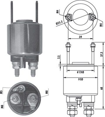 MAGNETI MARELLI Ievilcējrelejs, Starteris 940113050485